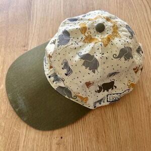 Vintage Lion King Hat, Jungle Print